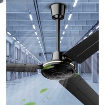 산업용 실링팬 공기순환 카페 복층 식당 마트 매장, 56인치  블랙 + 무단변속기