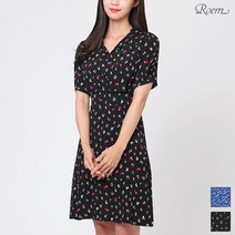 로엠 비비드 나염 미니원피스 1 RMOW938RQ1