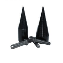 나무쪼개기 드릴장작비트 32mm 파쇄 화목보일러 장작 캠핑 캠프파이어 패기, 42mm+핸들비트3종