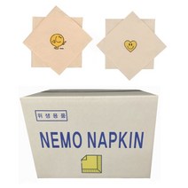 친환경 네모냅킨 (갈색) 3 000 매 / 1박스 _ 예쁜 디자인 소량 칵테일 냅킨 _ 먼지도 적고 물에 강해요 _ 제조 안전한 냅킨_부드러운_저렴한_가성비_3000매_, 무지냅킨(갈색)3천매, 친환경네모냅킨