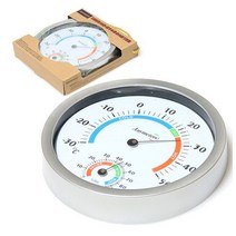 아날로그 원형 온도계 습도계 벽걸이 온습도계 답례품 기업 특판 판촉 집들이 선물 날씨 계절 장마 수족관 사우나 수영장 가정용