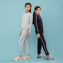 요가피기 YP10721 마이크로 모달 사이드 라인 조거팬츠 키즈 요가복 필라테스복 반팔