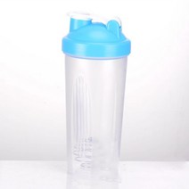 바디쉐이커 바디쉐이퍼 복부마사지기 복부안마기 뱃살운동기구 600ml 휴대용 믹서 컵 단백질 블렌더 스포츠 물병 보디 빌딩 허벌 라이프 영양 파우더 체육관 셰이커 병, [03] 파란