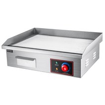 업소용 전기 그릴 그리들 철판 토스트 햄버거 기계, 818A철판 3KW 54x30cm 두께8mm