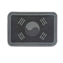 태극기패치 PVC 검정H/N: TDHDEAL25 +H7