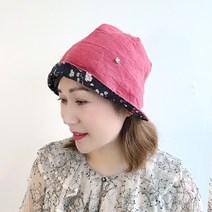 제이제이나인 린넨 양면 두건