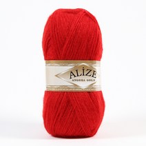 [앵콜스] (10+1)앙고라골드 모헤어실 겨울 의류 뜨개실, 106번 레드D, 550m