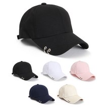 피어싱 무지볼캡 힙합 남자코디 창짧은모자 빅사이즈