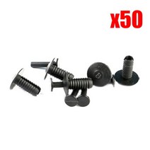 CloudFireGlory-BMW 6mm 푸시 플라스틱 리벳 핀 클립 범퍼 인테리어 트림 패널 페시아 A0009905492, 03 50pcs