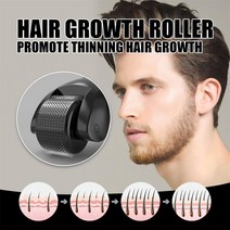 탈모에센스 샴푸 자연 남성 머리 수염 성장 Derma 롤러 마이크로 바늘 Dermaroller Regrowth 안티 탈모 치료