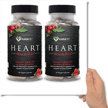 KaraMD Heart Guard 나토키나제 호손베리 60캡슐 2통, 2개