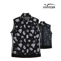 팬텀 골프 fantom여성 팬지꽃 뒷판 매쉬 점퍼 베스트 F22102JV291_BK, 090, BK