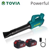 송풍기 대포 블로워 무선 낙엽 청소기 배풍기 브로워 엔진 소형 공업용 환풍기 T TOVIA21V 브러시리스 나뭇잎 460 CFM 및 120 MPH 전기 공기 먼지 청소 기계 18V