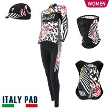 MCN 여성용 와일드정글 자전거의류 복장 5종세트 /자전거옷