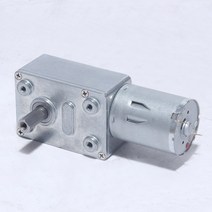 감속모터 속도 소형 DC 산업용 컨트롤러 기어드, 370 이중 출력 샤프트 모터, 6VDC, 1분 9회전/랩