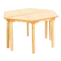 안전 자작 학습대(원목다리)(530mm~650mm) H8-1 입식용 어린이집책상 돌봄교실책상 유치원책상 공부방책상, 600mm