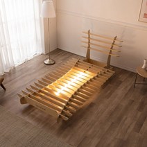 라샘 코스타 헤드형 LED조명 DIY 원목 침대 프레임 SS GO2086, 단품