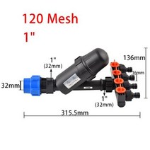 120 메쉬 스크린 필터 34 S60 IBC 톤 배럴 조인트 농업 관개 도구 용 1 인치 스레드 AliExpress, B