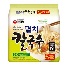농심 간편식 멸치칼국수(98gx40) 겨울별미 존맛탱 1세트, 14세트