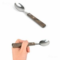 스프스푼 레스토랑 커트러리 나무손잡이 양식기 스푼 19.2cm, 색상:[색상]본상품, 단품