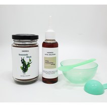 해초씨앗팩 쿨링 임산부 마스크팩 천연콜라겐, 해초씨앗+영양솔루션+미용도구3종세트
