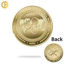 새로운 암호화 XRP 동전 합금 리플 동전 골드 암호화 통화 동전 상자 고급 구리 리플 동전 사용자 정의 금속 BTC 비트코인 선물, 하나, xrp1
