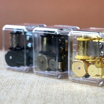 뮤직박스 자동태엽 클래식 미니오르골 조카선물 서재, 3-오르골-에델바이스