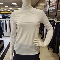 [슈페리어] ## 이월상품 ## 유로 져지 타공 배색 여성 골프 이너티셔츠 L0A1309 인천논현, 95, 화이트