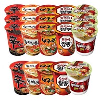 소컵 신라면4입+안성탕면4입+너구리4입+오짬4입+짜파범벅4입, 1세트