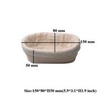 반느통 발효 빵 바구니 깜빠뉴 바게트 모양 등나무 국가 반죽 Banneton Brotform 교정 증명 홈 가든 부엌 요리 패스츄리 제빵 예쁜 디자인 친환경