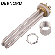 해바라기열풍기히터 산업용 히팅기 등유공업용현장난로 DERNORD 12V 침수 보일러 1 1/4 인치 BSP 플랜지 전기 히터 300W 600W DC 태양 물 난방 요소 U 형 DN, 04 Black_01 12V 300W