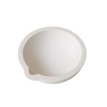 GHSHOP 흰색 석영 도가니 접시 냄비 정제 그릇 백금 보석 금속 구리 실버에 대한 고온 주조, 150g