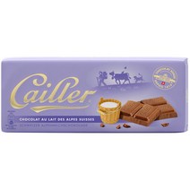 까이에 Cailler 스위스 알파인 밀크 초콜릿 10개 독일출발, 1개