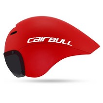 자전거 고글 헬멧 MTB 싸이클 로드 사이클링 마그네틱 도로 철인 3종 경기 시간 시험 공압 캡 인몰드, 빨간색, 55-61cm