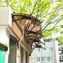 캐노픽스 1000X4300 베란다시공 계단지붕 전원주택차양 차양시스템 계단캐노피 주차장, 블루, 레드, 검정