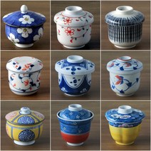 자왕무시 차완무시 자완무시 일본식 뚜껑 계란찜 그릇 간장종지 미소된장국, 무스비, 1개