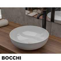 italy BOCCHI 세면기 라운드-1494 탑볼 세면대 도기 보치, 1개