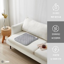 우진의료기 탄소 무자계 1인 전기방석 45x45