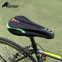 일음쇼핑^^*m자전거 MTB 안장 커버 쿠션 패드 젤 5층으로 부드러움 젤쿠션 젤안장 바이크 카바일medi^*^, ab*^*선택있슴ks37안장커버-블랙