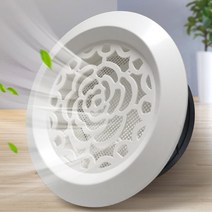 ABS 에어 벤트 추출 밸브 그릴 라운드 디퓨저 덕트 환기 커버, [03] 100mm