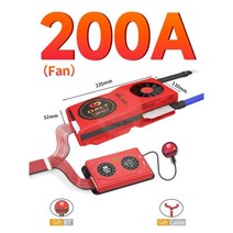 BMS 인산철 Daly-BMS 1A 스마트 액티브 밸런스 전류 8S 12S 13S 14S 16S 17S 20S 24S 60A 80A 100A 150A 200A 500A Lifep, 05Li-ion 13S_12200A Fan 1A Bal