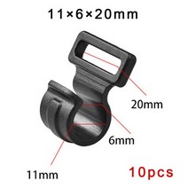 텐트 부품 폴대 10pcs 텐트 후크 캠핑 하이킹 텐트 대피소 텐트 액세서리 캠핑 캐러밴 천막 텐트 폴 플라스틱 내부 c 클립 sml, 11 20 6mm, 협력사, 1 11 20 6mm