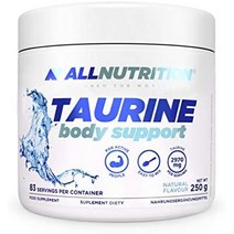 독일 allnutrition 타우린 바디는 타우린 아미노산과 비타민 c를 지원합니다., 200g