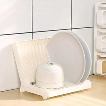 BK접이식 설거지 컵 접시 그릇 정리거 거치대 건조대, 접시건조대-랜덤