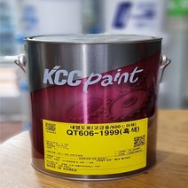 KCC QT606-1999 내열페인트 4L 600도 난로 보일러, 은색, 4000ml