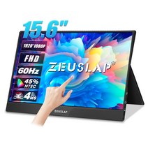 15.6 인치 터치 패널 휴대용 모니터 c타입 usb HDMI 호환 컴퓨터 ps4 와 스위치 xbox one 노트북 휴대폰용, Wi-Fi, 500GB