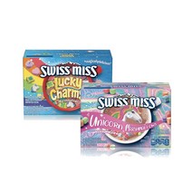 Swiss Miss Unicorn Marshmallows and Lucky Charms 스위스미스 유니콘 마시멜로우 럭키 참스 핫 코코아, 1개