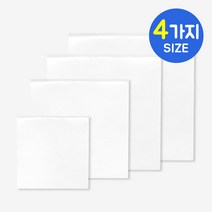 나우스팩 화이트 반접 L봉투 (500장) - 4가지 사이즈, 화이트 반접 L봉투 4호 (230x230) 500장, 500개