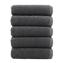 클라우망 호텔수건 40수 200g 코마사 고급 세면타올 돌답례품 CP40200, 딥그레이, 10장