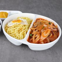 매트 두칸 면기 G0487 BB 멜라민 나눔 짬자면 짜장 짬뽕 그릇 (주, 매트두칸면기G0487 화이트 (198785)